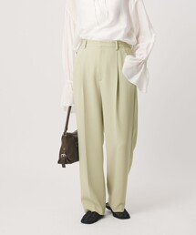 タックワイドストレートパンツ ウォッシャブル
