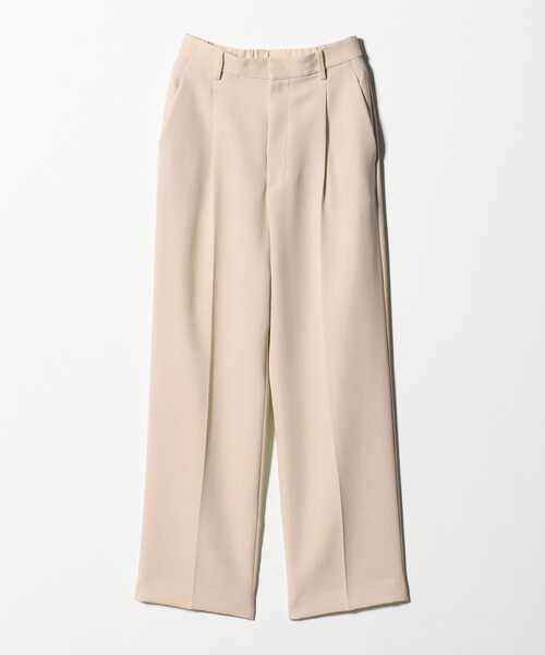 BEAUTY&YOUTH UNITED ARROWS(ビューティーアンドユースユナイテッドアローズ)の「タックワイドストレートパンツ ウォッシャブル(その他パンツ・レディース・ブラック/オフホワイト/ダークブラウン/ライム・XS/M/L/S)」の13枚目の写真