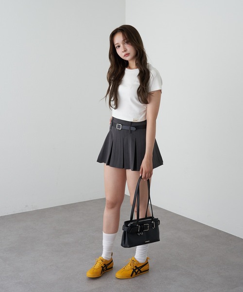 RAY CASSIN（レイカズン）の「ベルト付ショルダーバッグ（ショルダーバッグ・レディース・ブラック/ブラウン/キャメル・FREE）」の8枚目の写真