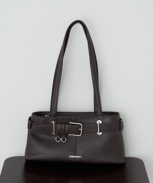 RAY CASSIN（レイカズン）の「ベルト付ショルダーバッグ（ショルダーバッグ・レディース・ブラック/ブラウン/キャメル・FREE）」の10枚目の写真