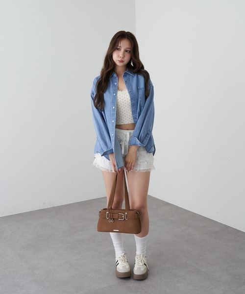 RAY CASSIN（レイカズン）の「ベルト付ショルダーバッグ（ショルダーバッグ・レディース・ブラック/ブラウン/キャメル・FREE）」の20枚目の写真