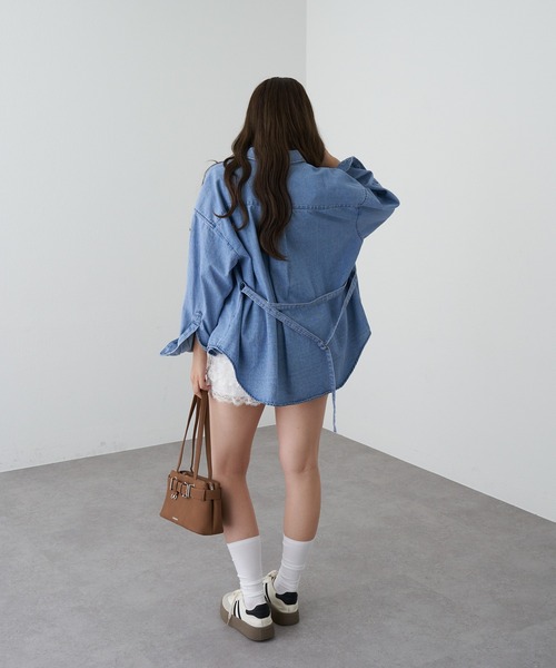 RAY CASSIN（レイカズン）の「ベルト付ショルダーバッグ（ショルダーバッグ・レディース・ブラック/ブラウン/キャメル・FREE）」の21枚目の写真