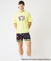 SPALDING（スポルディング）の「【SPALDING/スポルディング】Tシャツ スポンジボブ アンダーザシー/プリント・UVカット（Tシャツ/カットソー）」