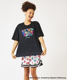 SPALDING（スポルディング）の「【SPALDING/スポルディング】Tシャツ スポンジボブ アンダーザシー/プリント・UVカット（Tシャツ/カットソー）」