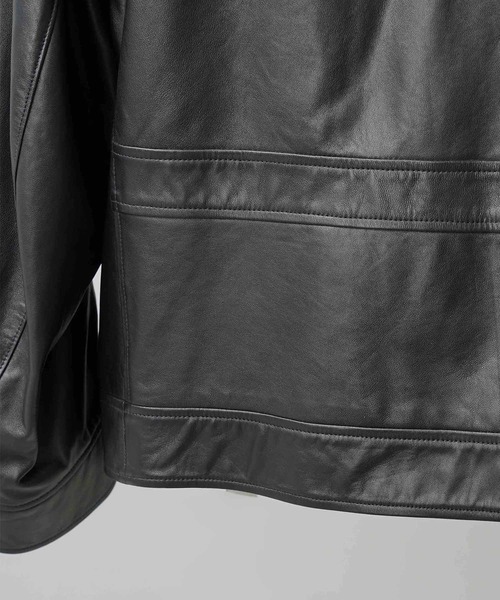 UNISEX》Sheep Leather Tailored Double Rider Jacket/シープレザー