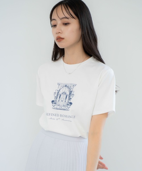 NOELA(ノエラ)の「ロゴエンブレムTシャツ(Tシャツ/カットソー・レディース・オフホワイト/ブラック・フリー)」の13枚目の写真