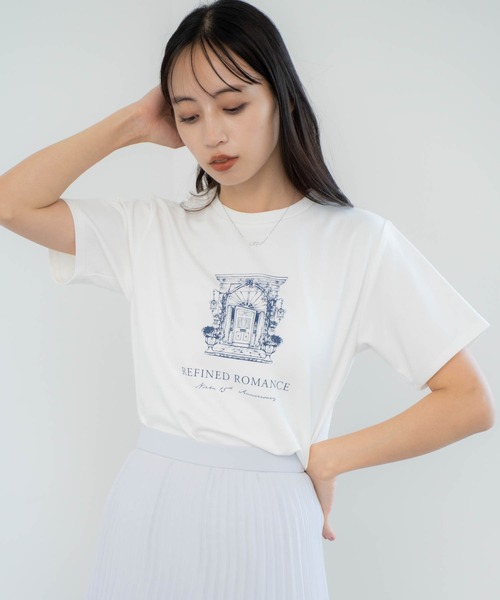 NOELA(ノエラ)の「ロゴエンブレムTシャツ(Tシャツ/カットソー・レディース・オフホワイト/ブラック・フリー)」の14枚目の写真