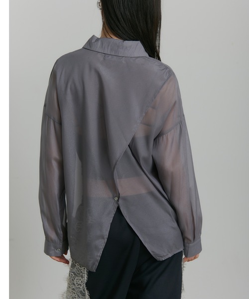 セール】シースルー シアーシャツ（シャツ/ブラウス）｜SEN TOKYO