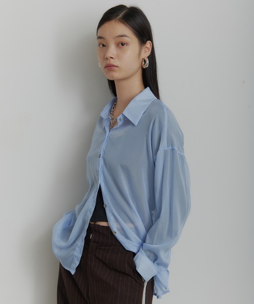 セール】シースルー シアーシャツ（シャツ/ブラウス）｜SEN TOKYO