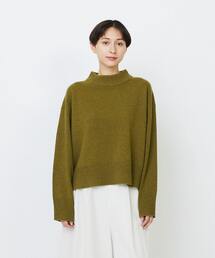 LOISIR | メリノウール天竺モックネックプルオーバー(ニット/セーター)