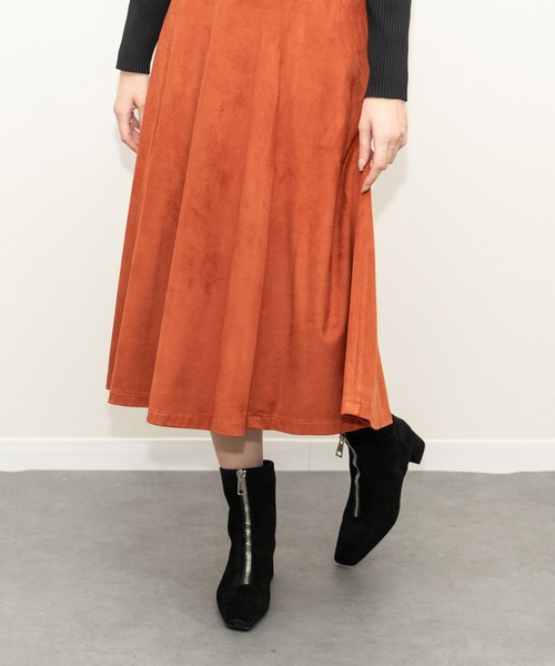 セール】【FABIO RUSCONI】スクエアトウセンタージップショートブーツ