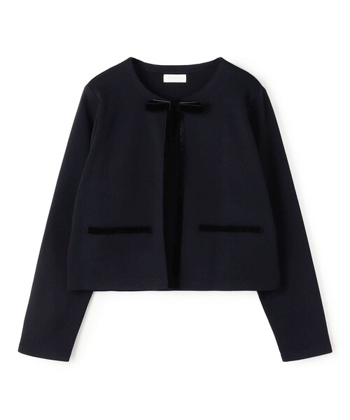 ミラノリブ クルーネックカーディガン（カーディガン/ボレロ