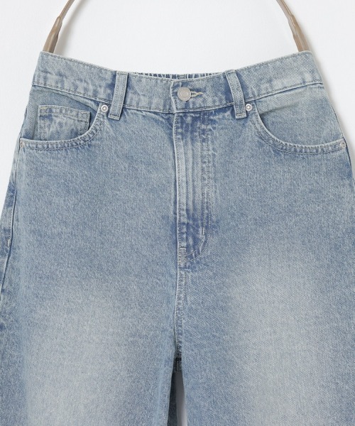 Honeys(ハニーズ)の「ストレートパンツ(股下60cm)(デニムパンツ・レディース・ブルー系その他3/ブルー系その他/グレー/ライトグレー/ブルー系その他2・SS/S/M/L/LL)」の12枚目の写真