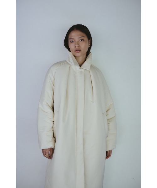 STYLEMIXER(スタイルミキサー)の「パッファーロングコート(その他アウター・レディース・キャメル/アイボリー/ブラック・FREE)」の4枚目の写真