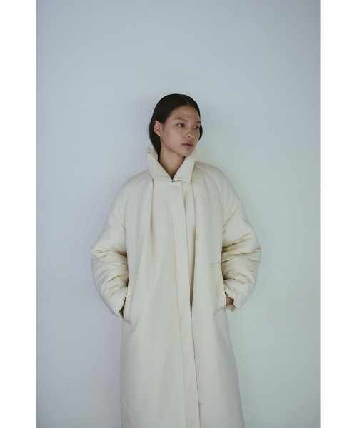 STYLEMIXER(スタイルミキサー)の「パッファーロングコート(その他アウター・レディース・キャメル/アイボリー/ブラック・FREE)」の6枚目の写真