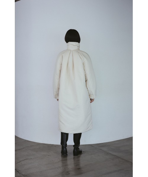 STYLEMIXER(スタイルミキサー)の「パッファーロングコート(その他アウター・レディース・キャメル/アイボリー/ブラック・FREE)」の10枚目の写真