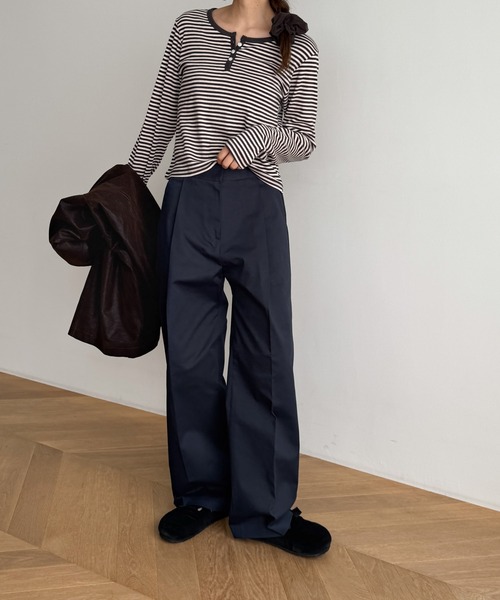 HARING　クラシックタックパンツ レディース HARING クラシックタックパンツ（その他パンツ）｜CANAL JEAN