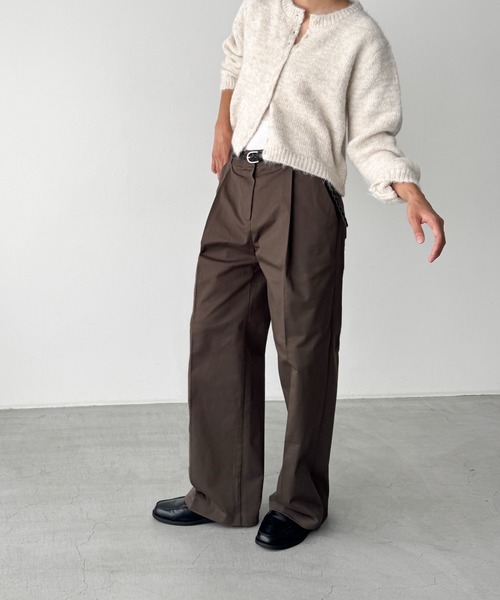 CANAL JEAN（キャナルジーン）の「HARING クラシックタックパンツ