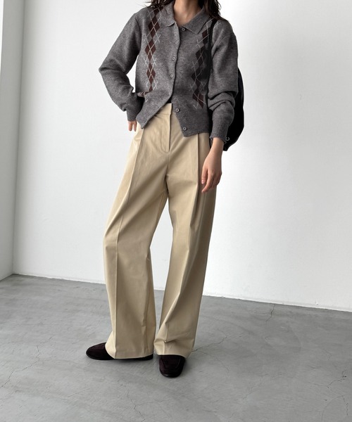 HARING　クラシックタックパンツ レディース HARING クラシックタックパンツ（その他パンツ）｜CANAL JEAN