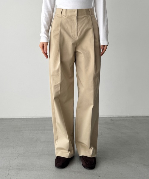 HARING　クラシックタックパンツ レディース HARING クラシックタックパンツ（その他パンツ）｜CANAL JEAN