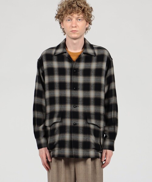 セール】【別注】PENDLETON コットンカシミヤ シャツジャケット