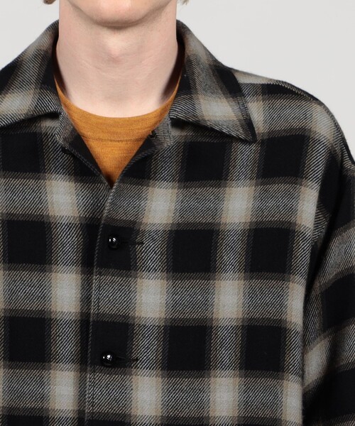 セール】【別注】PENDLETON コットンカシミヤ シャツジャケット