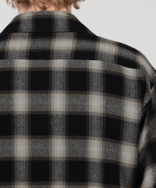 PENDLETON(ペンドルトン)の「【別注】PENDLETON コットンカシミヤ シャツジャケット(ブルゾン・メンズ・ブラウン系その他/ブラック系その他・S/L/M)」の8枚目の写真