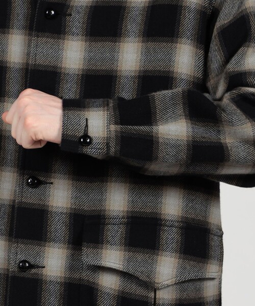 セール】【別注】PENDLETON コットンカシミヤ シャツジャケット