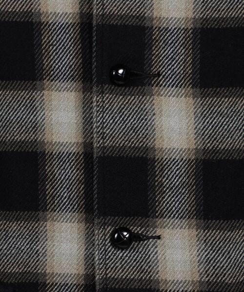 PENDLETON(ペンドルトン)の「【別注】PENDLETON コットンカシミヤ シャツジャケット(ブルゾン・メンズ・ブラウン系その他/ブラック系その他・S/L/M)」の12枚目の写真