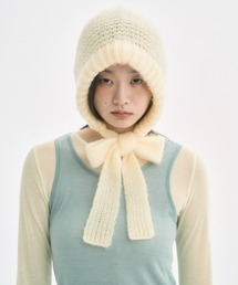 FEKETE | ribbon balaclava / リボンバラクラバ(ニットキャップ/ビーニー)