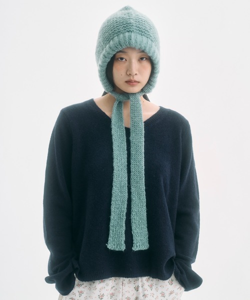 FEKETE（フェケテ）の「ribbon balaclava / リボンバラクラバ（ニット