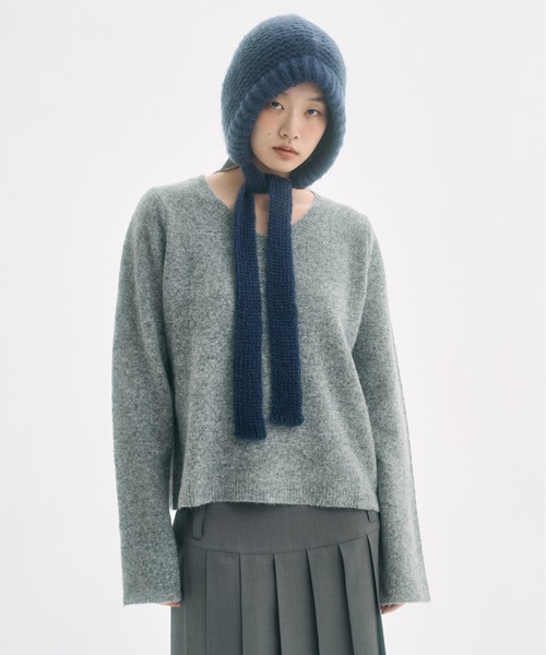 fekete リボン バラクラバ ribbon balaclava / リボンバラクラバ（ニットキャップ/ビーニー