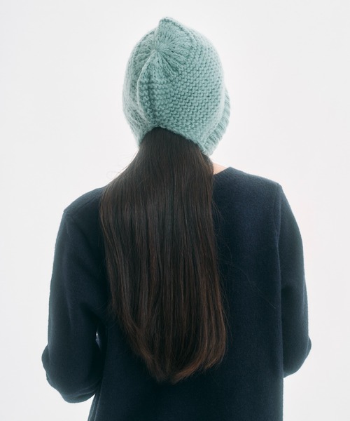 fekete リボン バラクラバ FEKETE（フェケテ）の「ribbon balaclava / リボンバラクラバ（ニット