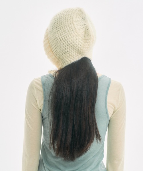 ribbon balaclava / リボンバラクラバ（ニットキャップ/ビーニー