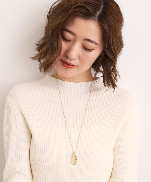 grove(グローブ)の「ニュアンスメタルビジューネックレス(ネックレス・レディース・ピンクゴールド/ゴールド/シルバー・00)」の8枚目の写真