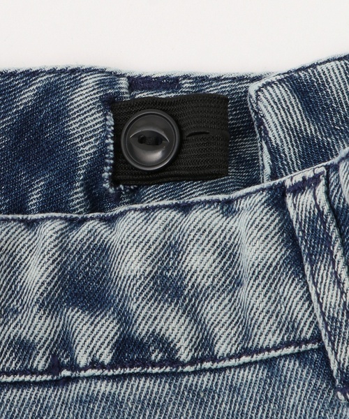 by LOVEiT（バイラビット）の「【Cuugal8月号掲載】ハート刺しゅうパンツ（デニムパンツ・キッズ・ブルー・120cm/130cm/140cm/160cm/150cm）」の7枚目の写真