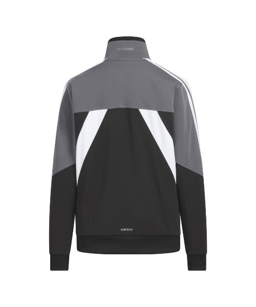 adidas（アディダス）の「アディダス adidas エッセンシャルズ カラーブロック WU ジャケット（ブルゾン・キッズ・グレー/ネイビー・110cm/120cm/130cm/140cm/150cm/160cm）」の7枚目の写真