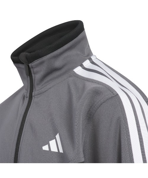 adidas（アディダス）の「アディダス adidas エッセンシャルズ カラーブロック WU ジャケット（ブルゾン・キッズ・グレー/ネイビー・110cm/120cm/130cm/140cm/150cm/160cm）」の8枚目の写真