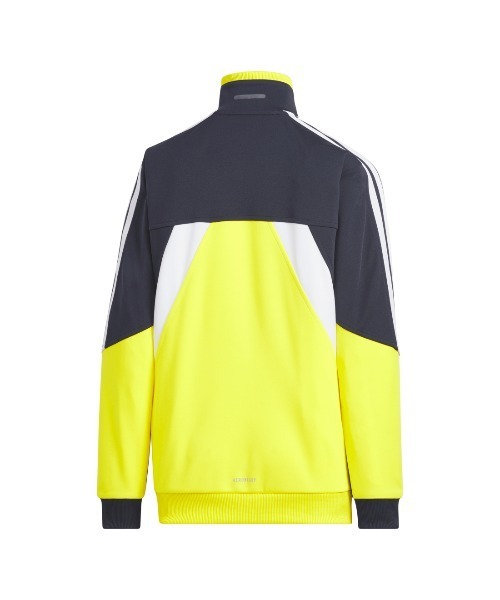 adidas（アディダス）の「アディダス adidas エッセンシャルズ カラーブロック WU ジャケット（ブルゾン・キッズ・グレー/ネイビー・110cm/120cm/130cm/140cm/150cm/160cm）」の3枚目の写真