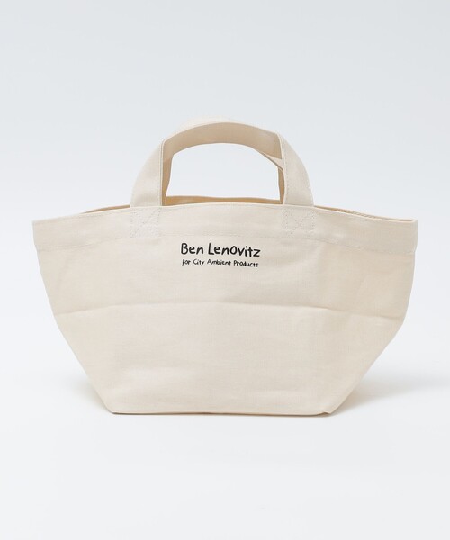 Ben Lenovitz(ベンレノビッツ)の「【City Ambient Products別注】Ben Lenovitz: DOG CAT バッグ(ハンドバッグ・メンズ・サンドベージュ/オートミール/ナチュラル/アイボリー・ONE SIZE)」の7枚目の写真