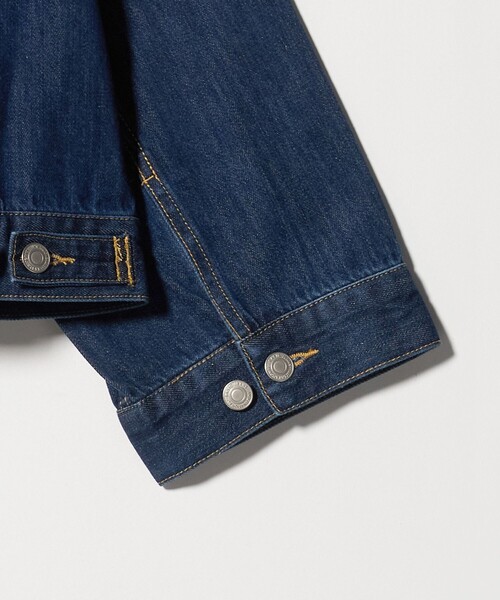 ASTRAET(アストラット)の「<LANCER>DENIM SHORT ジャケット(デニムジャケット・レディース・ブラック/ネイビー・M)」の5枚目の写真
