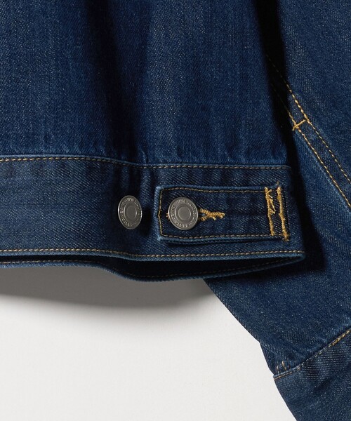 ASTRAET(アストラット)の「<LANCER>DENIM SHORT ジャケット(デニムジャケット・レディース・ブラック/ネイビー・M)」の6枚目の写真