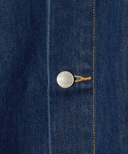 ASTRAET(アストラット)の「<LANCER>DENIM SHORT ジャケット(デニムジャケット・レディース・ブラック/ネイビー・M)」の9枚目の写真