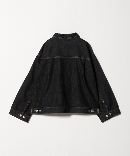 ASTRAET(アストラット)の「<LANCER>DENIM SHORT ジャケット(デニムジャケット・レディース・ブラック/ネイビー・M)」の10枚目の写真