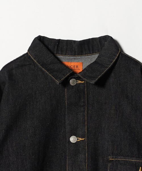 ASTRAET(アストラット)の「<LANCER>DENIM SHORT ジャケット(デニムジャケット・レディース・ブラック/ネイビー・M)」の11枚目の写真