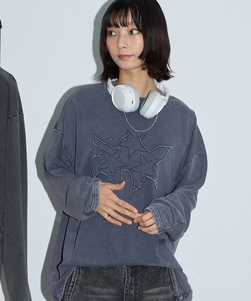 【極美品】PINKSPINK パッチワーク 刺繍 Tシャツ カットソー ロック 極美品】PINKSPINK パッチワーク 刺繍 Tシャツ カットソー ロックの