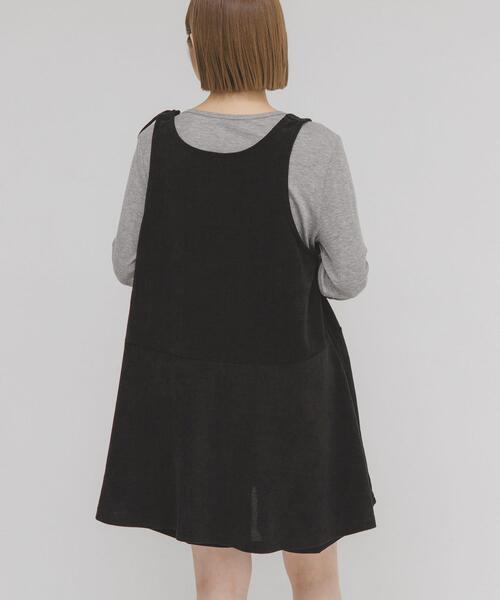 KBF（ケイビーエフ）の「2WAYローフレアミニワンピース（ワンピース・レディース・ブラウン/ブラック・ONE）」の15枚目の写真