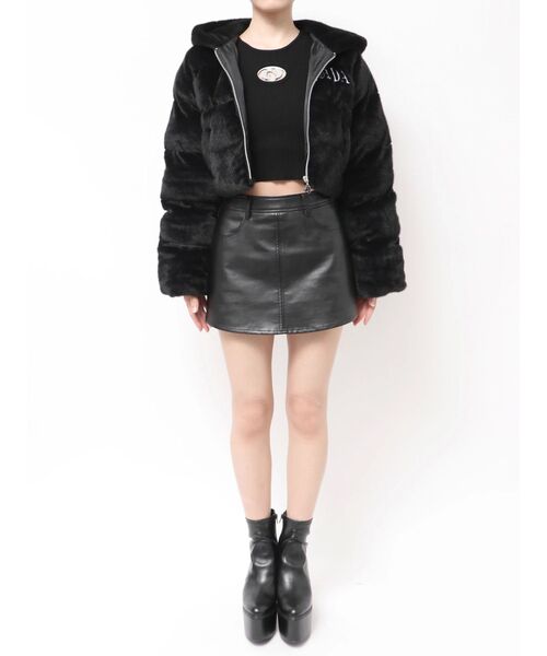 GYDA（ジェイダ）の「GYDA×GALFY eco far superショートコート（その他