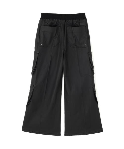 DANKE SCHON(ダンケシェーン)の「DankeSchon/ダンケシェーン/COATING FLARE CARGOPANTS(カーゴパンツ・レディース・ブラック・L/M/XL/S)」の8枚目の写真