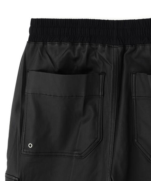 DANKE SCHON(ダンケシェーン)の「DankeSchon/ダンケシェーン/COATING FLARE CARGOPANTS(カーゴパンツ・レディース・ブラック・L/M/XL/S)」の13枚目の写真